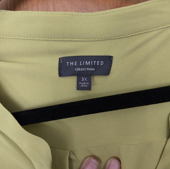 The Limited Women's Olive Blouse - Picture 2 of 3